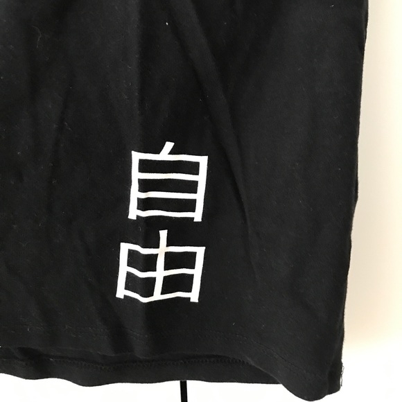 Urban outfitter black tank with bold text - Picture 4 of 6